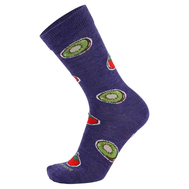 NZ Sock Co Kiwifruit/Tomato Sauce Printed Sock image number 0